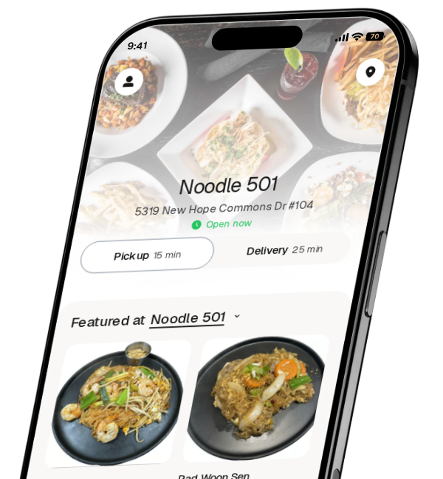 Noodle 501 app preview
